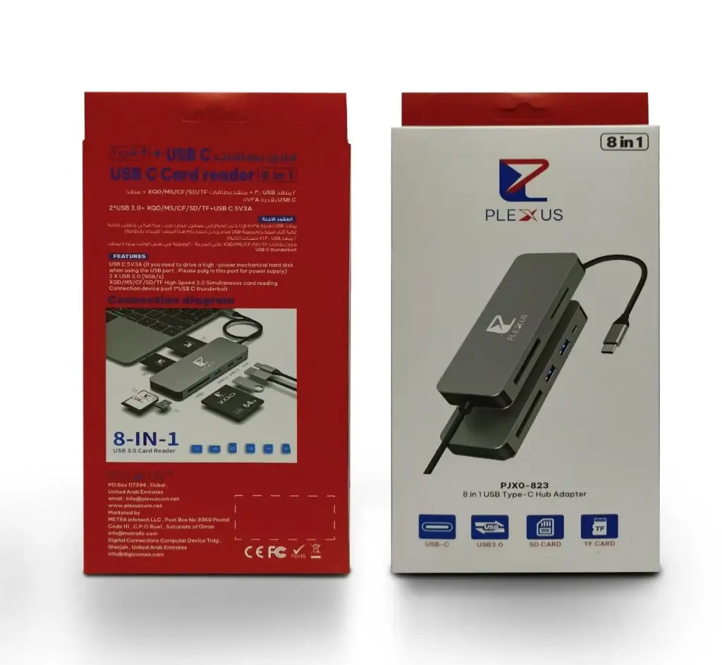 Plexus 8 In 1 USB Hub (PJX0-823)